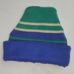 Vintage ‘70s MEISTER All New Wool SKI HAT teal